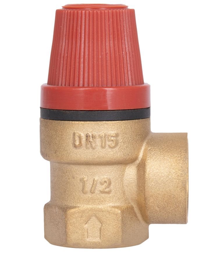 Предохранительный клапан Thermo Alliance Standart 1/2" ВР 1,5 бар латунь SD24415 - SD24415