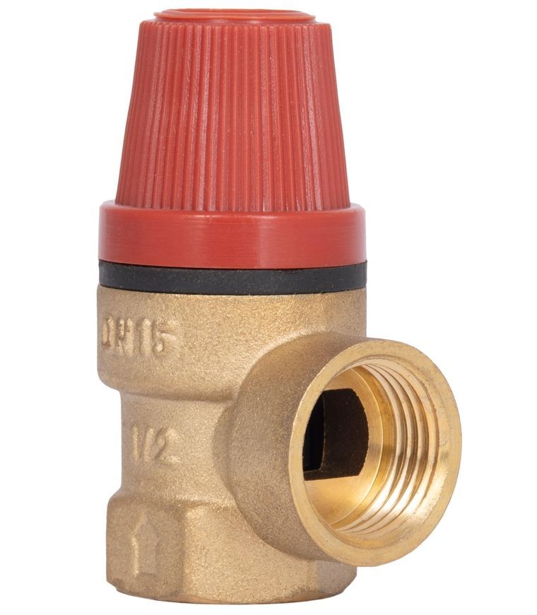 Предохранительный клапан Thermo Alliance Standart 1/2" ВР 1,5 бар латунь SD24415 - SD24415