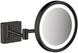 Дзеркало для гоління (косметичне) HANSGROHE AddStoris з LED підсвічуванням Matt Black 41790670 чорне матове - 41790670 - 1