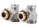 Кран (вентиль) кутовий двотрубний для радіаторів Icma 1/2"х3/4" №884 82884AD06 - 82884AD06 - 3