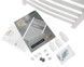 Полотенцесушитель водяной QTAP Dias (WHI) P15 800x500 HY белый - QTDIASWHIP15800500HY - 8