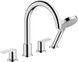 Смеситель на борт ванны HANSGROHE Vernis Shape 71459000 хром - 71459000 - 1