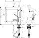Смеситель для раковины HANSGROHE Finoris 230 2jet выдвижной излив Matt White 76063700 белый матовый с д/к push-open - 76063700 - 2