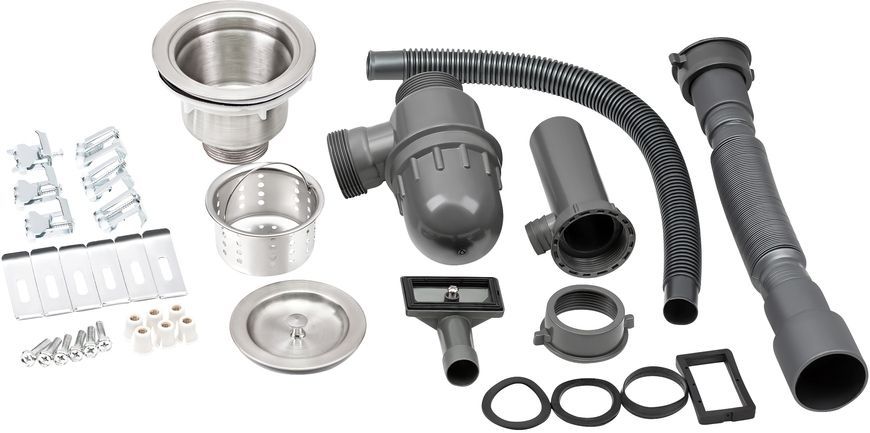 Кухонна мийка інтегрована QTAP D4645 2,7/1,0 мм Satin - QTD464510