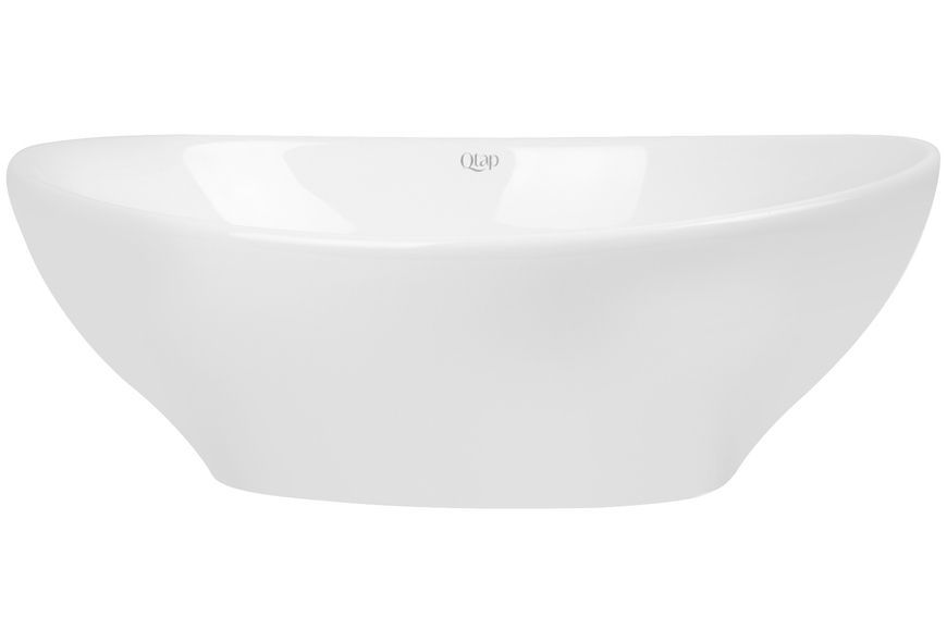 Раковина-чаша QTAP Dove 410x335x150 White с донным клапаном QT06113078W - QT06113078W