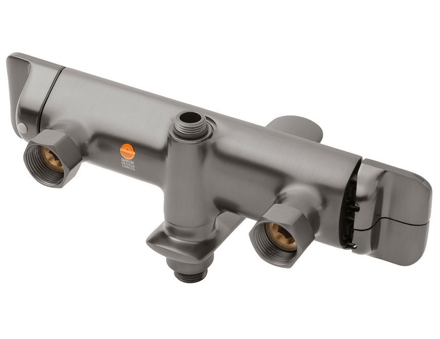 Душевая система Kroner KRP Makon-GRP063T на 3 потребителя графит CV033859 - KRP Makon-GRP063T