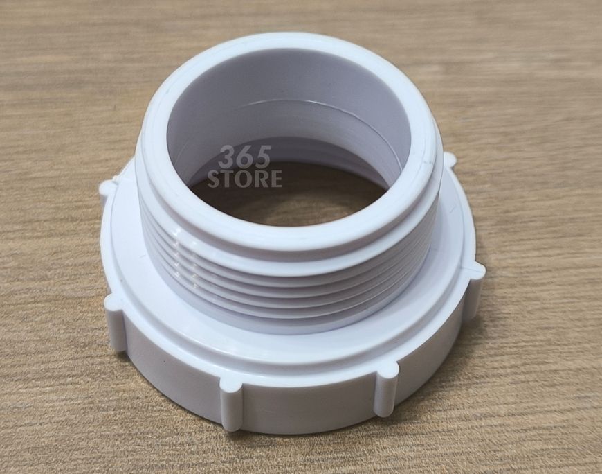 Редукція пластикова з гайкою McALPINE 1 1/2" х 1 1/4" біла HC54