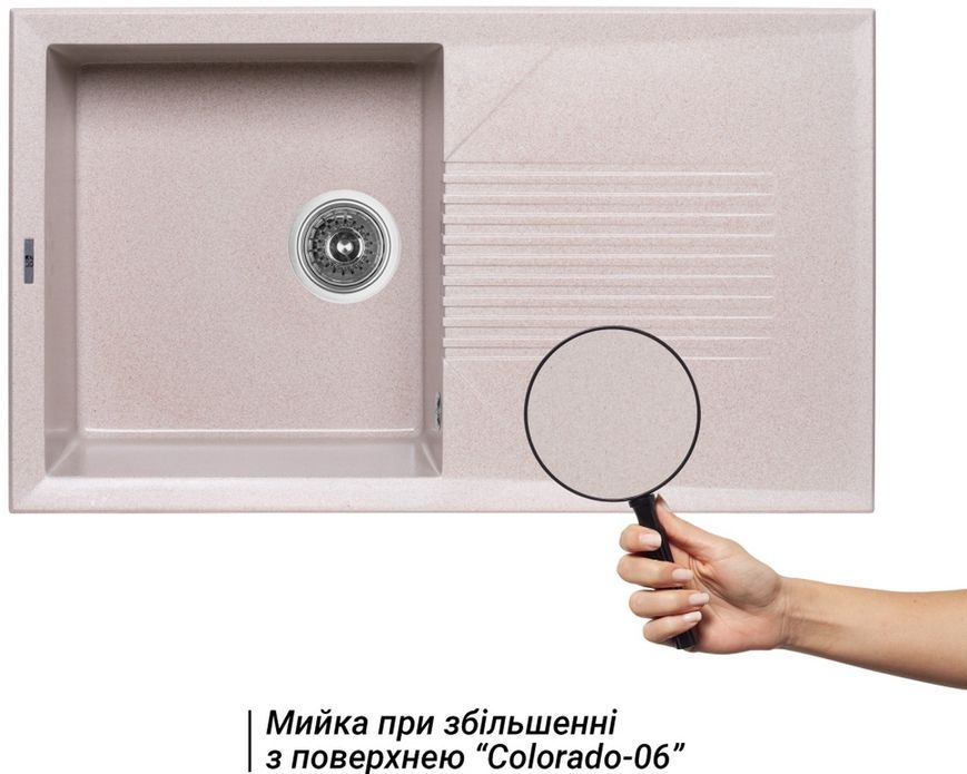 Кухонна мийка LIDZ 860х500/240 COL-06 (LIDZWCOL06860500240) - LIDZWCOL06860500240