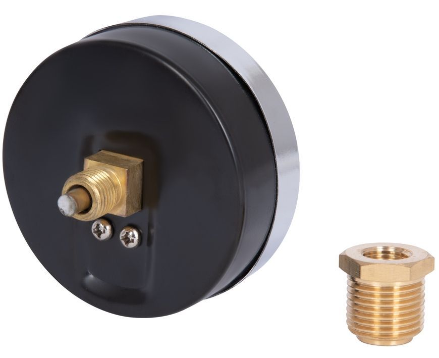 Термоманометр Thermo Alliance Standart 80 мм заднє підключення 1/2"ЗР 10 бар 120&ordm;С SD17310B