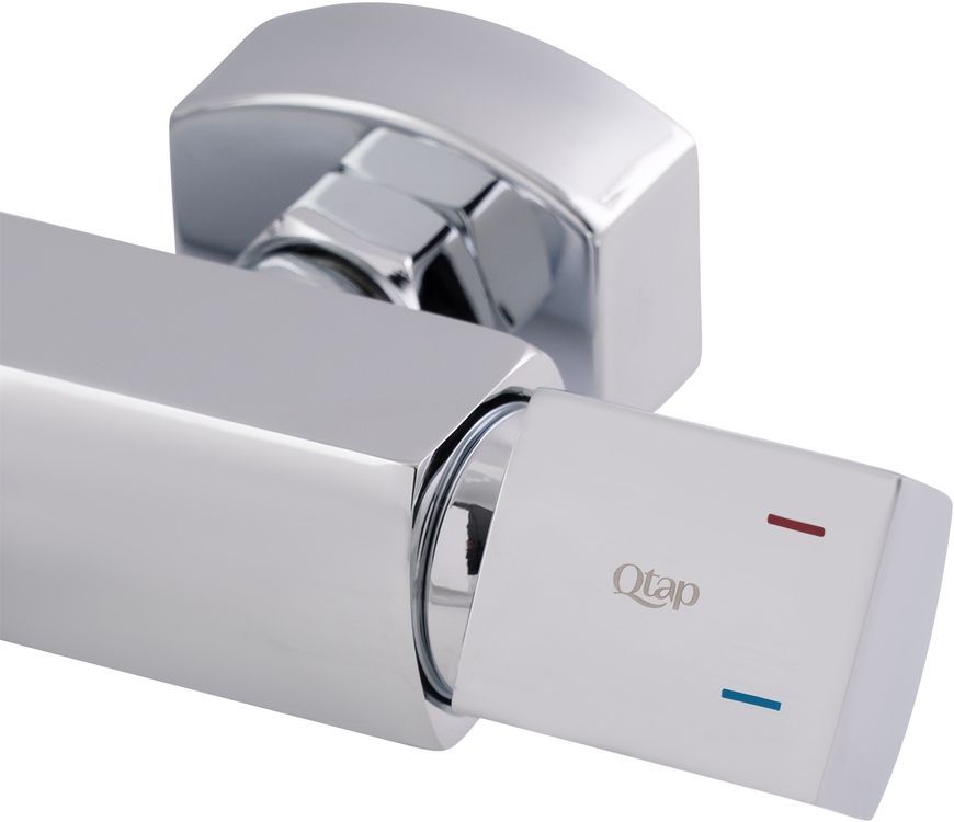 Змішувач для ванни QTAP Krychle 3052104GC з коротким виливом - QTKRL3052104GC