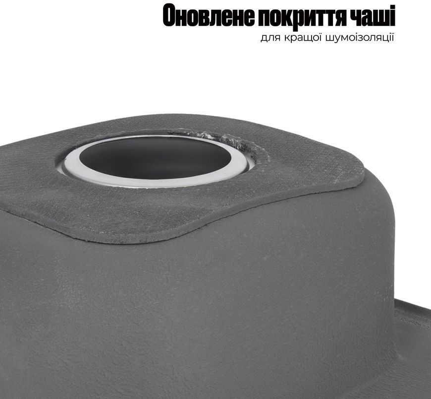 Кухонна мийка LIDZ 3838 Satin 0,6 мм LIDZ3838SAT06 - LIDZ3838SAT06
