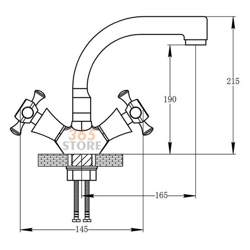 Змішувач для мийки POTATO P6964 - POTP6964