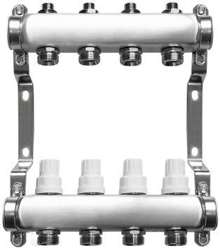 Коллектор SD PLUS 1" 12 выходов SD00512 нержавеющая сталь - SD00512