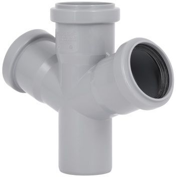 Крестовина канализационная Ostendorf-OSMA HT-System PLUS d50/50/50/50&times;67&deg; SD00057206