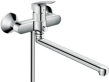 Змішувач для ванни HANSGROHE Logis хром довгий вилив 71402000 - 71402000