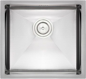 Кухонна мийка інтегрована QTAP D4843 2,7/1,0 мм Satin - QTD484310