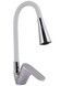 Змішувач для кухні Lidz Tani 008F3 з гнучким виливом White/Chrome LDTAN008F3WCR37037 - LDTAN008F3WCR37037 - 1