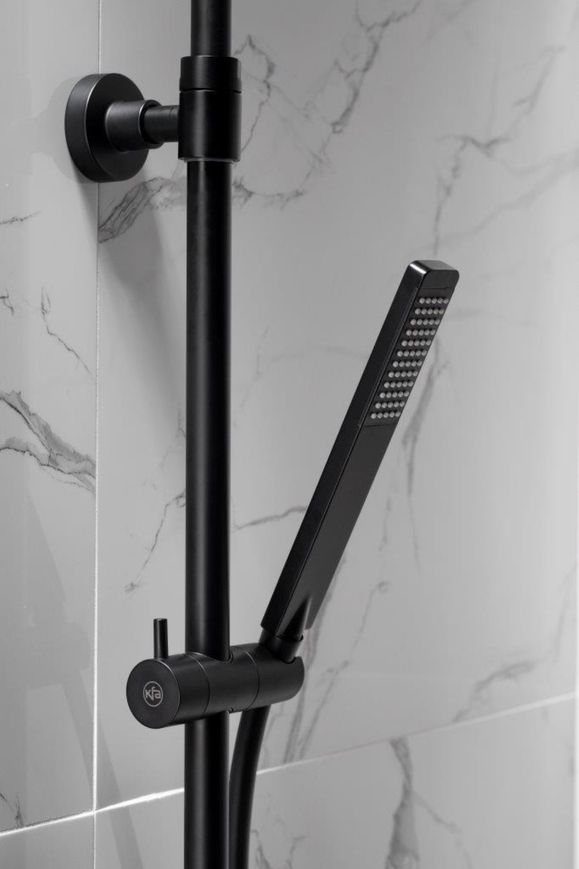 Душова система KFA ARMATURA LOGON PREMIUM BLACK з термостатичним змішувачем (5746-920-81) - 5746-920-81