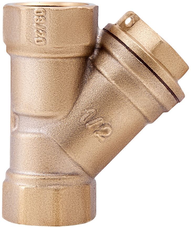 Фильтр грубой очистки воды (косой) SD Forte 1/2" латунь SF124W15 - SF124W15