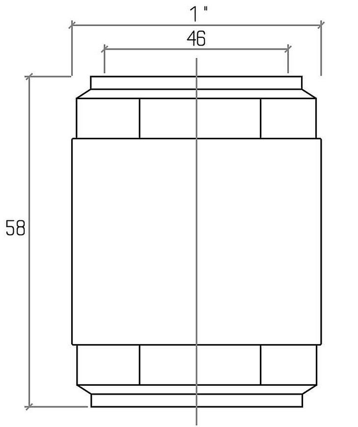 Обратный клапан RASTELLI 1" Арт. 480VM - RAS480VM025