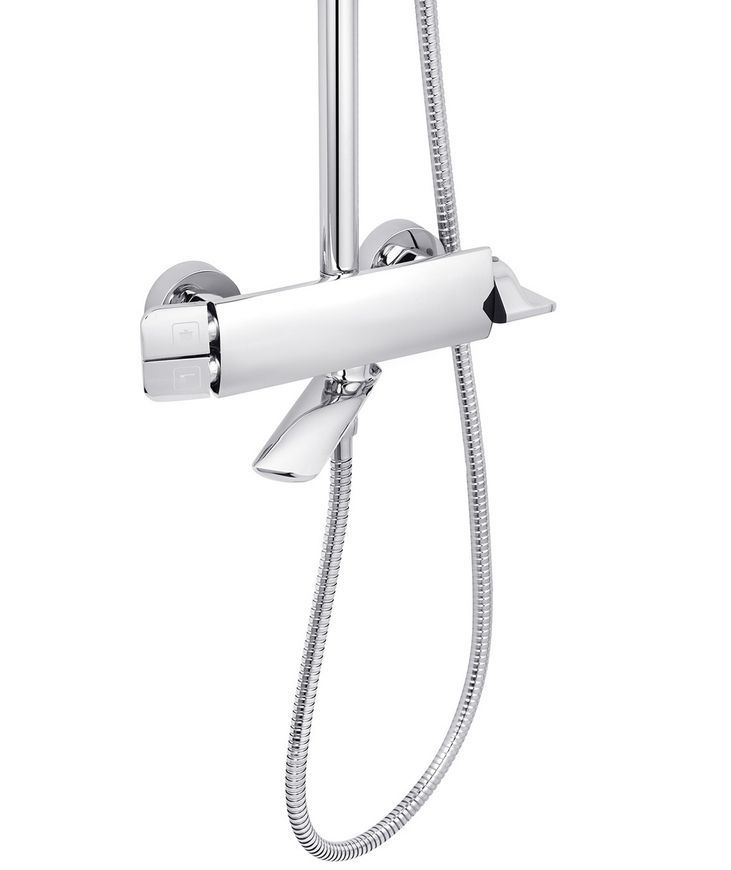 Душова система Kroner KRP Makon-C063T на 3 споживача хром CV033860 - KRP Makon-C063T
