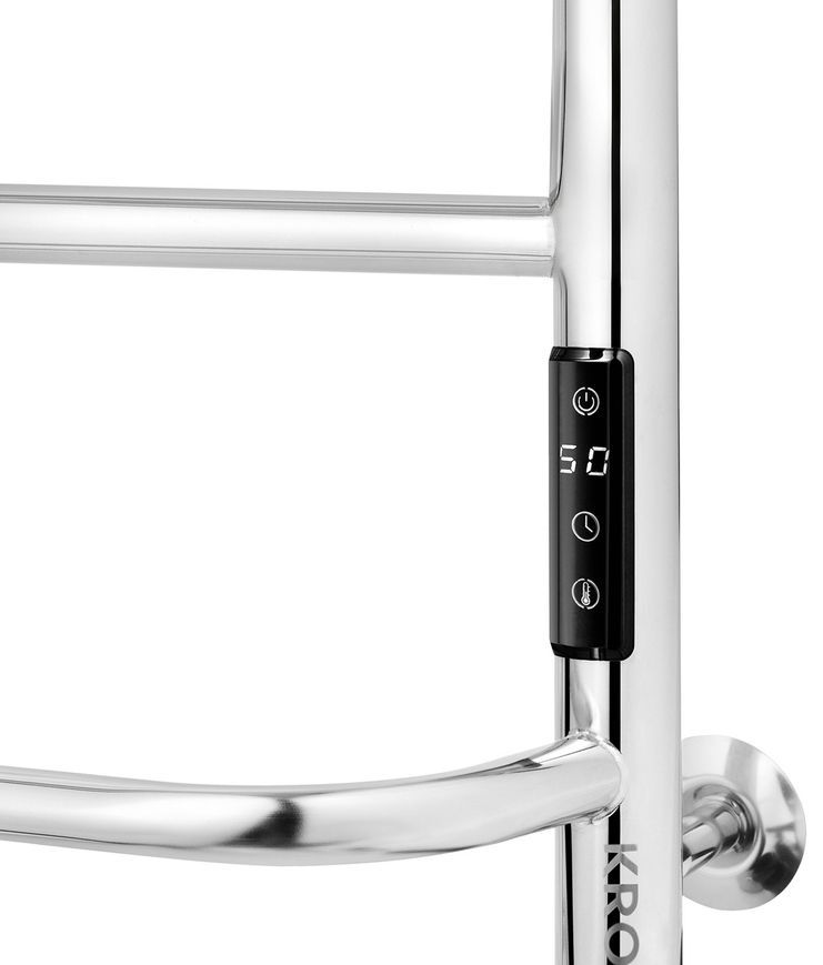 Полотенцесушитель электрический Kroner KRP Stern ST-ER80x50-7 нержавеющая сталь CV036331 - ST-ER80x50-7