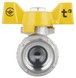 Кран кульовий Thermo Alliance Forte 1/2" ВР для газа (метелик) PN40 латунь SF602G15