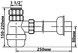 Сифон для кухонной мойки McALPINE 1 1/2х40 без слива G40APF