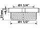 Редукция пластиковая McALPINE 1 1/4" х 1 1/2" белая HC55