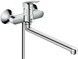 Смеситель для ванны HANSGROHE Logis хром длинный излив 71402000 - 71402000 - 1