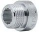 Подовжувач латунний хромований Icma 1/2"ЗРх1/2"ВР довжина 10 мм №19 81019AD01006
