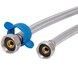 Шланг для подключения воды Thermo Alliance Standart 120 см 1/2"x1/2" ВВ нерж. оплетка в силиконе TAS389W120