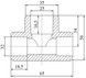 Тройник PPR BLUE OCEAN 32х25х32 редукционный BORTXX3225XXX - BORTXX3225XXX - 2