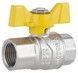 Кран кульовий Thermo Alliance Forte 1/2" ВР для газа (метелик) PN40 латунь SF602G15