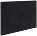 Клавіша змиву Qtap Standard 152x236x28 мм, Matt Black, круглі кнопки QTSTD164BLM49470 - QTSTD164BLM49470 - 3