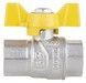 Кран кульовий Thermo Alliance Forte 1/2" ВР для газа (метелик) PN40 латунь SF602G15