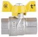 Кран кульовий Thermo Alliance Forte 1/2" ВР для газа (метелик) PN40 латунь SF602G15