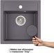 Кухонная мойка QTAP CS 5046 Grey (QT5046GRE471) - QT5046GRE471 - 2