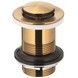 Донний клапан KFA ARMATURA GOLD 660-353-31 для умивальника 1 1/4" Cliсk-Claсk малий золото&nbsp;без переливу - 660-353-31 - 1