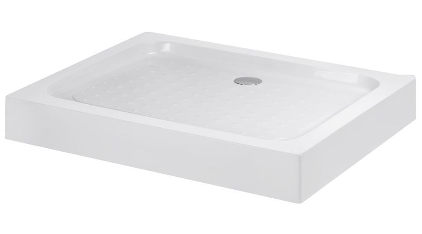 Душова кабіна LIDZ WAWEL 100x80, низький, скло прозоре 5 мм - LWASC10080SATLOWTR