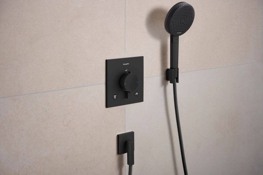 Тримач для душу HANSGROHE Porter Fine Matt Black 28885670 чорний - 28885670