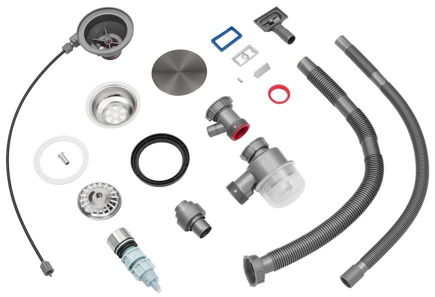 Кухонна мийка Kroner KRP Schwarze SET7546ARTHM PVD 3.0/0.8 мм чорна CV033375 SchwarzeSET7546ARTHM - SchwarzeSET7546ARTHM
