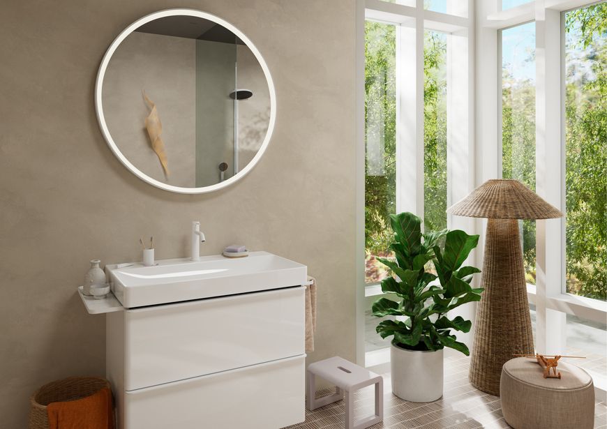 Смеситель для раковины HANSGROHE Tecturis S 110 EcoSmart+ Matt White 73311700 белый матовый - 73311700