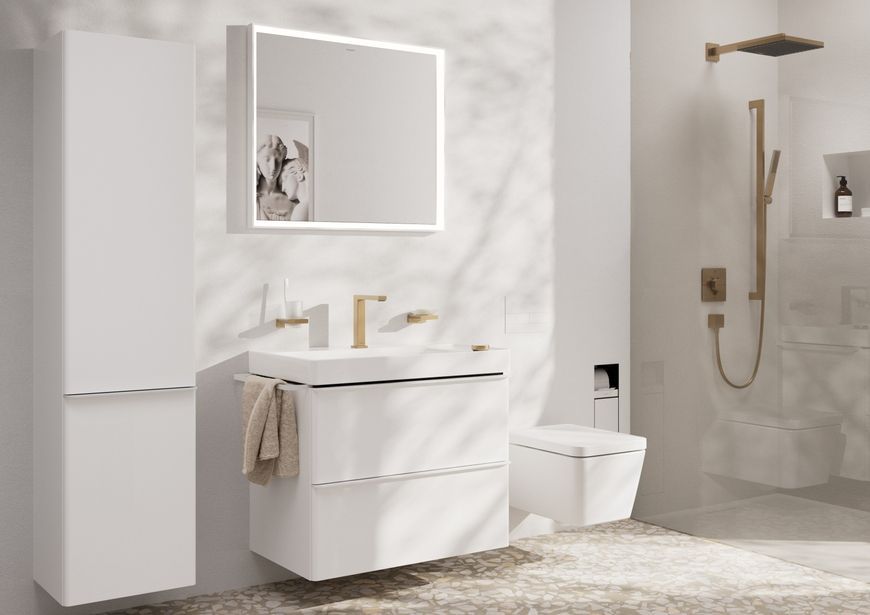 Ручний душ HANSGROHE Pulsify E 100 1jet EcoSmart Brushed Bronze 24320140 бронза - 24320140
