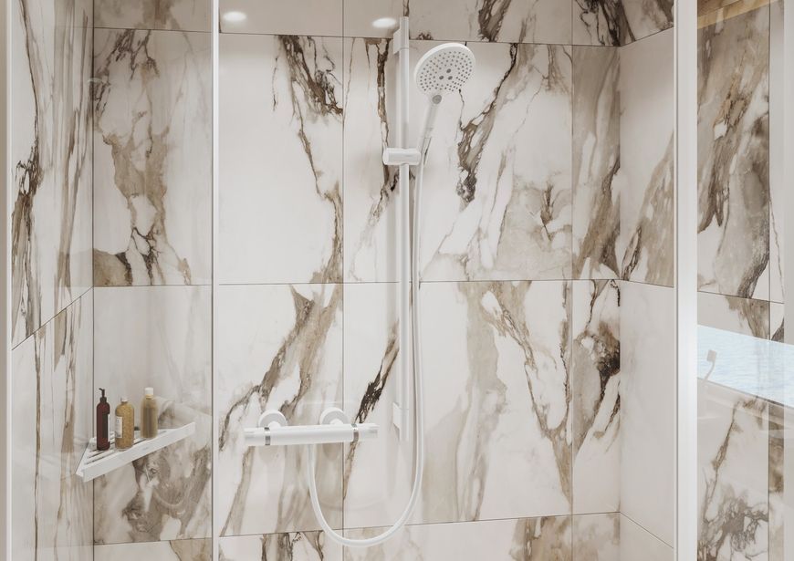 Ручной душ HANSGROHE Raindance Select S 120 3jet EcoSmart 9 l/min Matt White 26531700 белый матовый - 26531700
