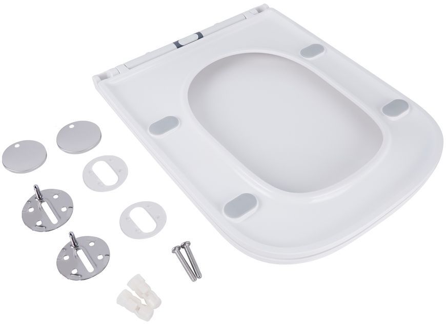 Сиденье для унитаза QTAP (Aries) с микролифтом Slim QT99HXU15W - QT99HXU15W