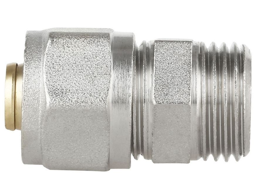 Муфта обтискна Thermo Alliance Forte 16х1/2" ЗР перехідна пряма розбірна латунь SF172W1615