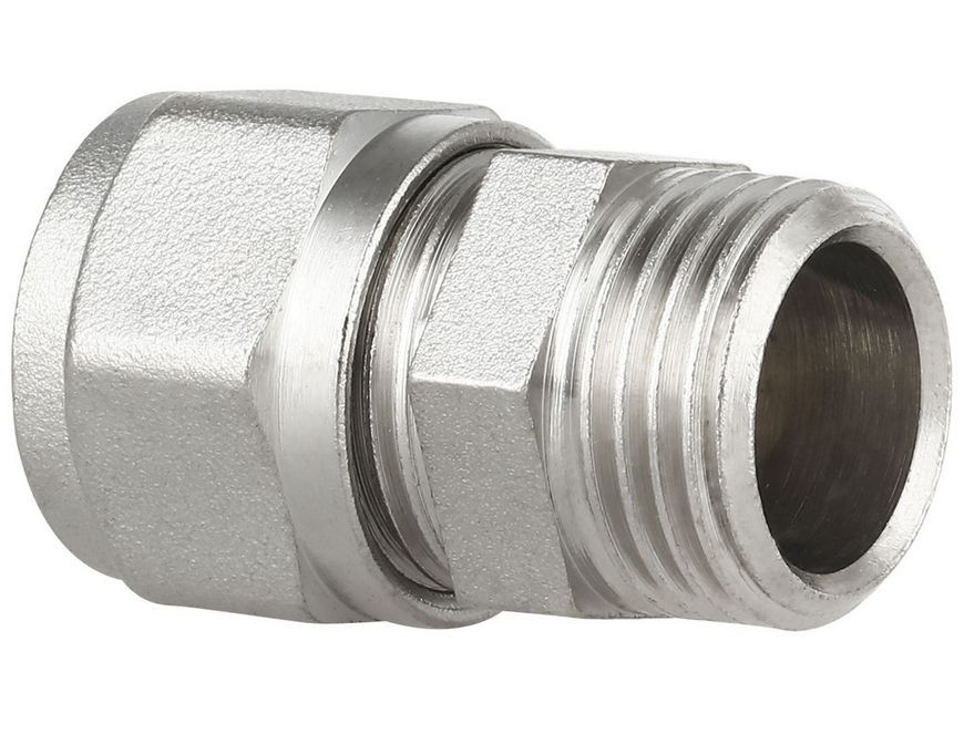 Муфта обтискна Thermo Alliance Forte 16х1/2" ЗР перехідна пряма розбірна латунь SF172W1615