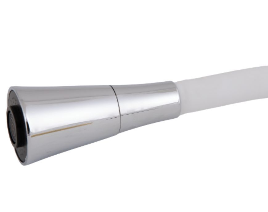 Змішувач для кухні Lidz Tani 008F3 з гнучким виливом White/Chrome LDTAN008F3WCR37037 - LDTAN008F3WCR37037