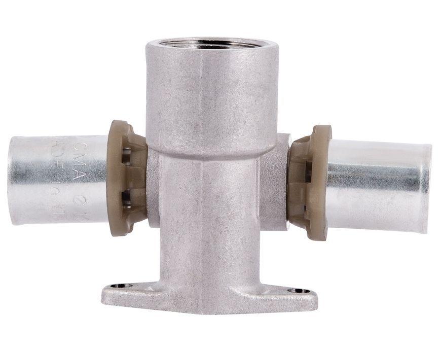 Тройник настенный пресс-фитинг Icma 1/2"ВРх16 проходной №422 81422ADGH06 - 81422ADGH06